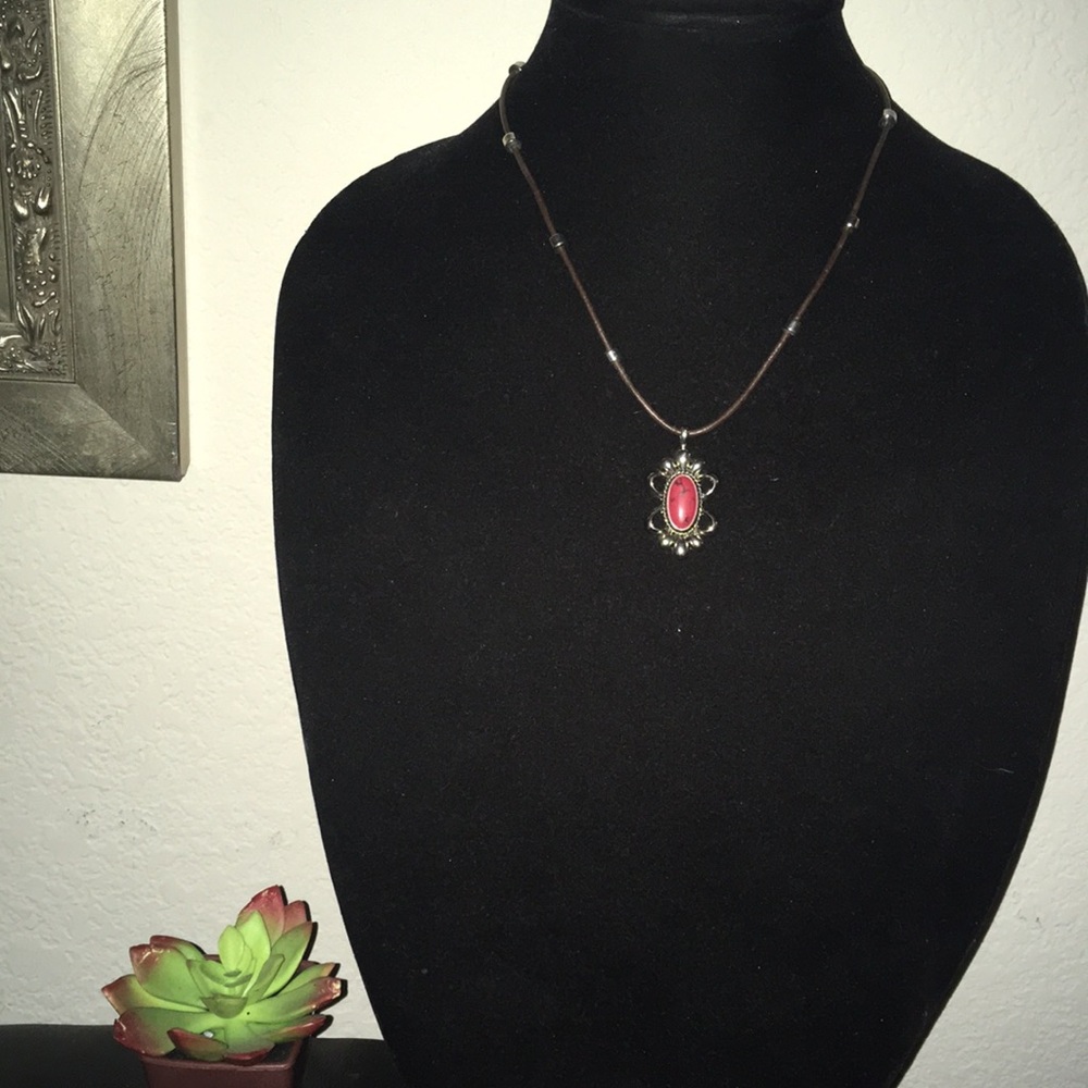 Red Turquoise Necklace